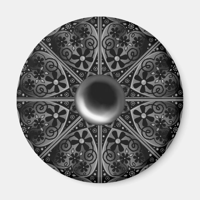 Imán Ceramic Lace Black (Frente)