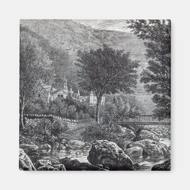 Imán Cerca de Lynmouth, de 'Leisure Hour', 1888 (Frente)