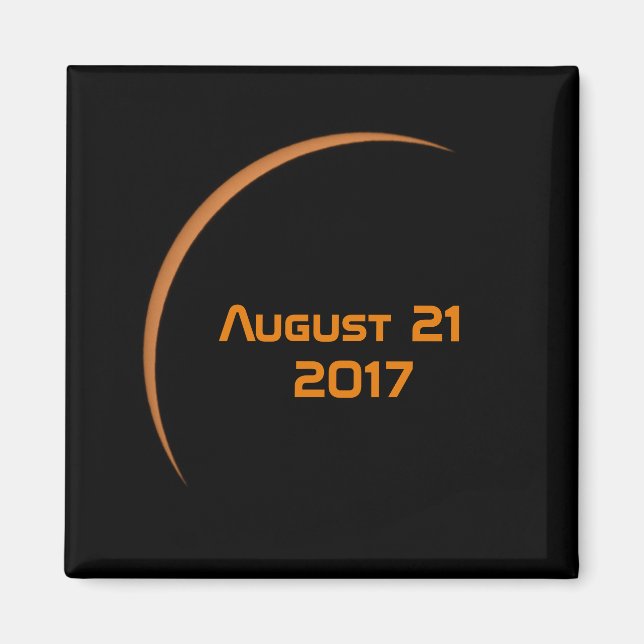 Imán Cerca Del Máximo 21 De Agosto De 2017 Eclipse Parc (Frente)