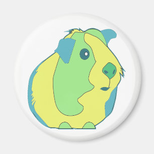 Imán Cerdo de Cute Pop Art Guinea