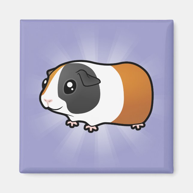 Imán Cerdo de Guinea personalizado (pelo liso) (Frente)