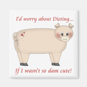 Imán Cerdo de la dieta