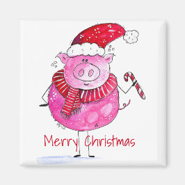 Imán Cerdo de Navidades caprichosos
