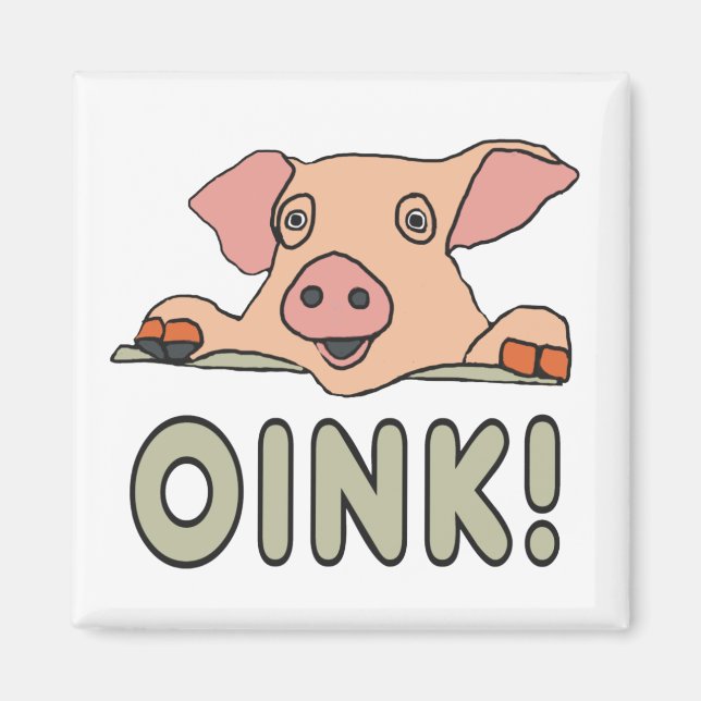 Imán Cerdo de Oink (Frente)
