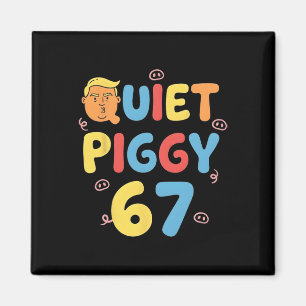 Imán Cerdo Divertido Memes Políticos Trump 6 7 Silencio
