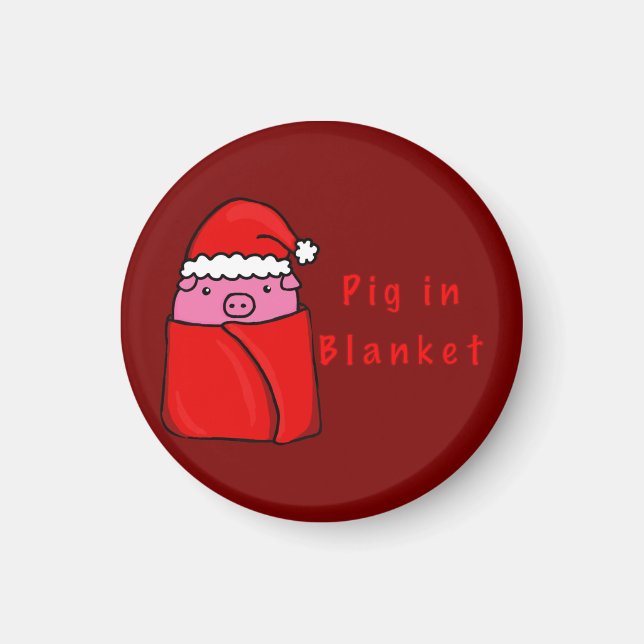 Imán Cerdo en manta (Frente)