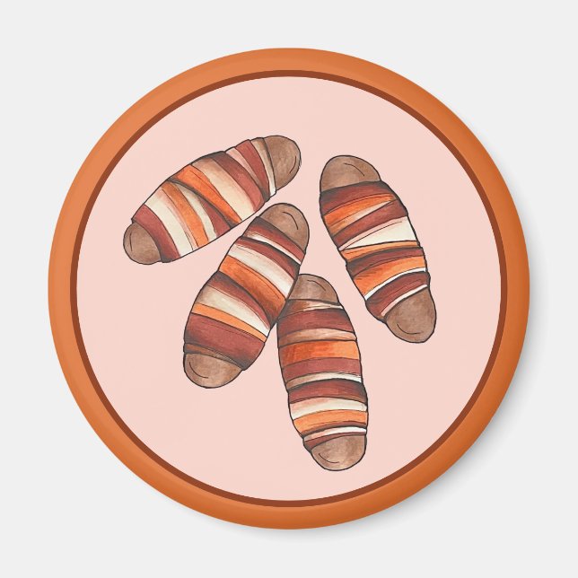 Imán Cerdos en mantas Bacon Sausage comida británica br (Frente)