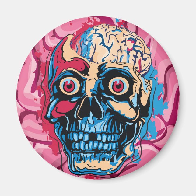 Imán Cerebro de Zombie (Frente)
