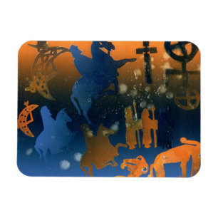 Imán Ceremonia pictórica