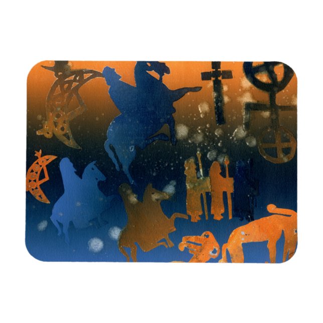 Imán Ceremonia pictórica (Horizontal)