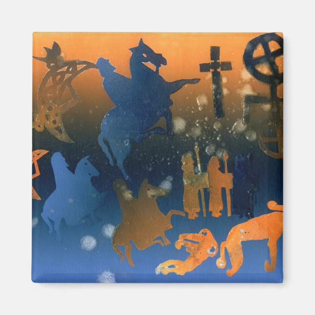 Imán Ceremonia pictórica (Frente)