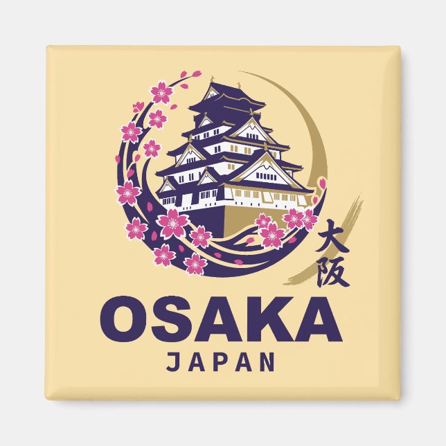 Imán Cerezo de Osaka Japón (Frente)