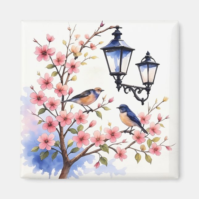 Imán Cerezo en flor (Frente)