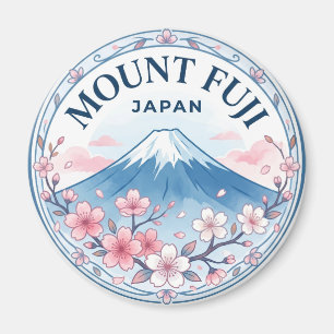 Imán Cerezo en flor del Monte Fuji (Fujisan) Japón