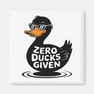Imán Cero Patos Dados - Diseño de Pato Divertido y Geni
