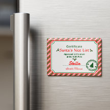 Certificado de Navidad de la Lista de los Buenos d
