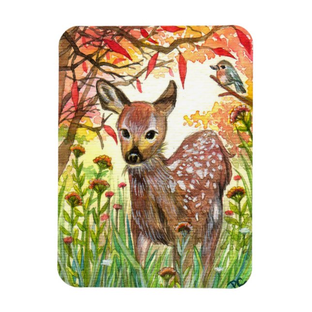 Imán Cervantes Y Pequeños Aves (Vertical)