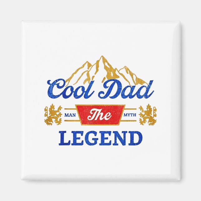 Imán Cerveza Cool Dad La Leyenda  (Frente)