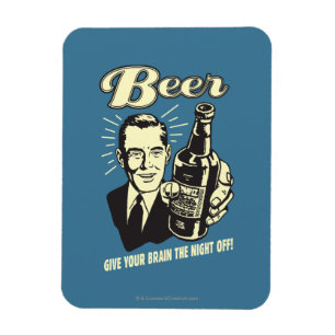 Imán Cerveza: Dale tu cerebro la noche libre