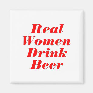 Imán Cerveza de la bebida de las mujeres reales