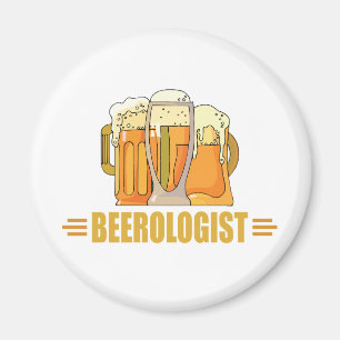 Imán Cerveza Divertida Cervezaólogo Elaborar Cerveza