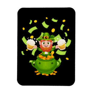 Imán Cerveza Duende Irlandés Día de San Patricio