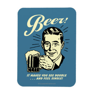 Imán Cerveza: Hace que usted ve el doble