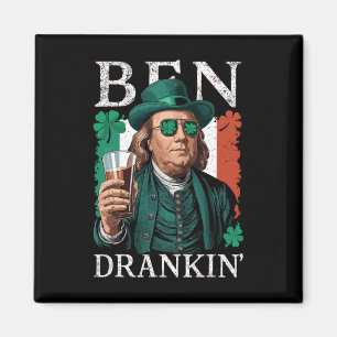 Imán Cerveza irlandesa Ben Drankin - St Pattys hombres 