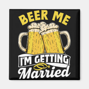 Imán Cerveza, me estoy casando con Fiesta de novias.