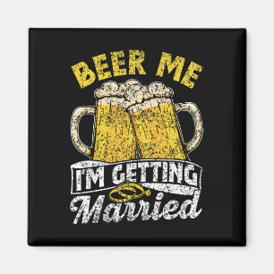 Imán Cerveza para mí, me estoy casando, fiesta, novia,