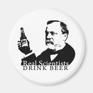 Imán Cerveza real de la bebida de los científicos -