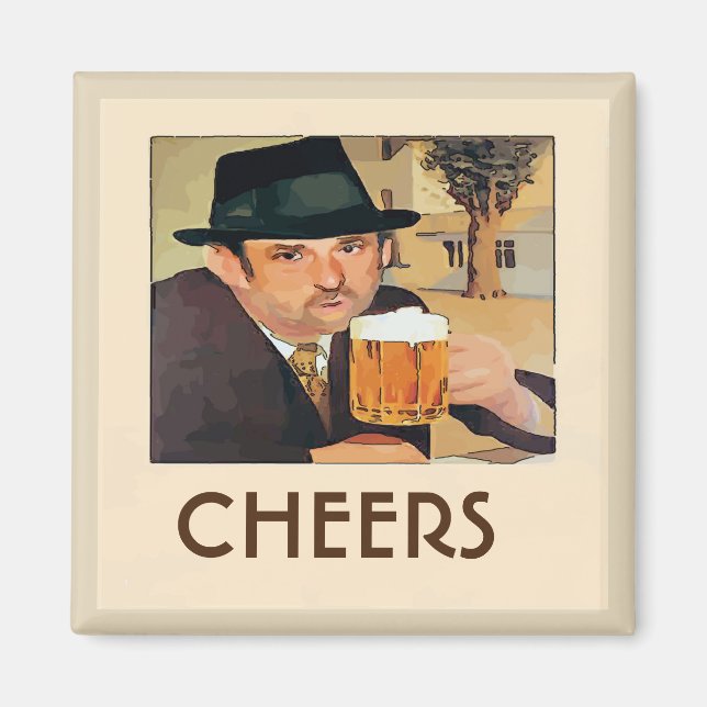 Imán Cerveza, Salud, cambiar texto (Frente)