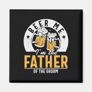Imán Cerveza Yo soy el padre del novio - Boda del hijo