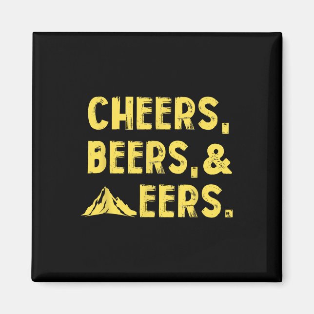 Imán Cervezas Y Montañeros De Virginia Occidental (Frente)