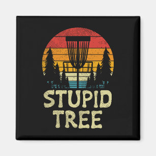 Imán Cesta de Disc Golf Stupid Tree Retro Golf de Frisb