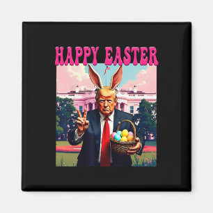 Imán Cesta de huevos de Pascua divertida Trump y Casa B