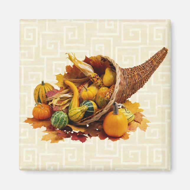 Imán Cesta de otoño (Frente)