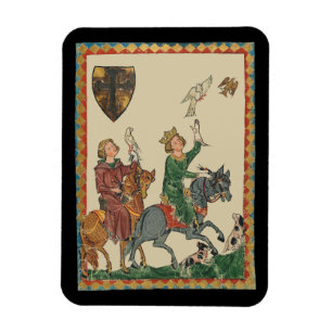 Imán Cetrería, Códice Manesse del siglo XIV