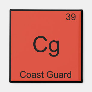 Imán Cg - Símbolo de elemento de química militar de la 