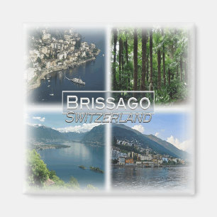 Imán CH0283 Europa, Suiza, Brissago, Fridge