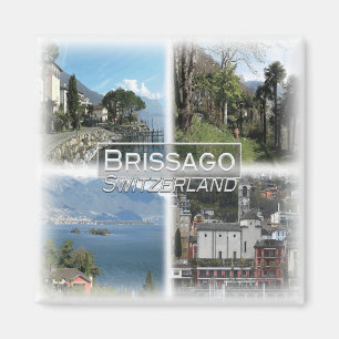 Imán CH0284 Europa, Suiza, Brissago, Fridge