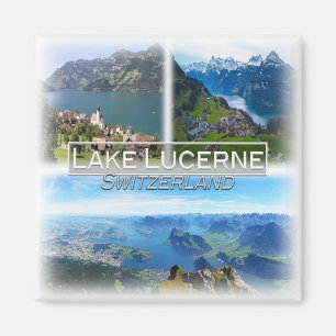 Imán CH0286 Europa, Suiza, Lago Lucerna, Fridge