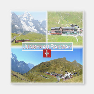 Imán CH Suiza - Ferrocarril Jungfrau -