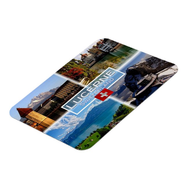 Imán CH Suiza - Lucerna - Puente de la capilla - Viejo  (Lado Izquierdo)