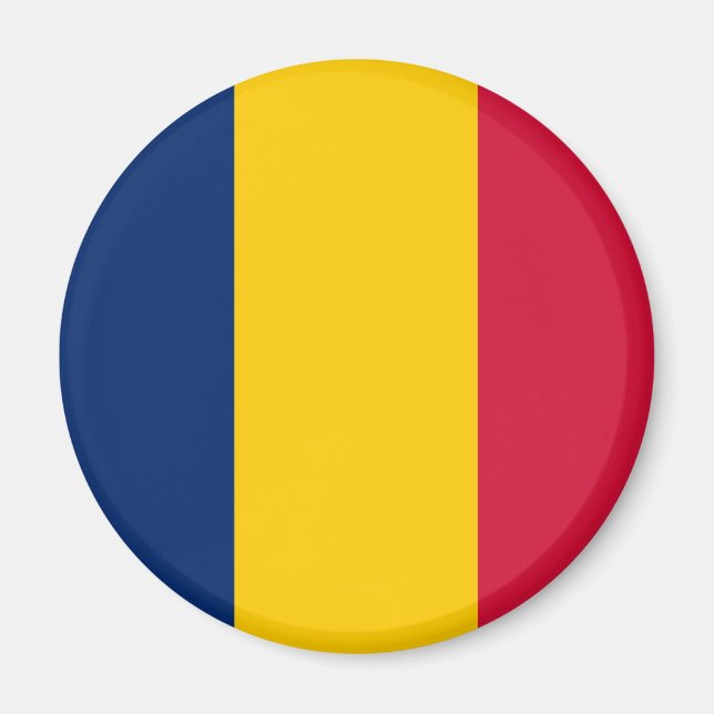 Imán Chad Flag Magnet (Frente)