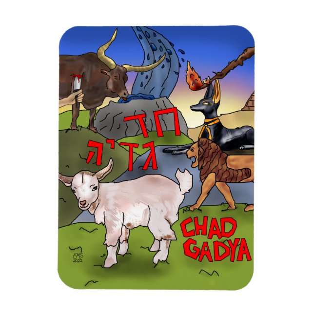 Imán Chad Gadya - Pascua - Magnet (Vertical)