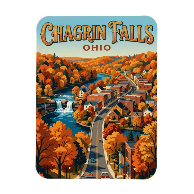 Imán Chagrin Falls EE. UU. (Vertical)