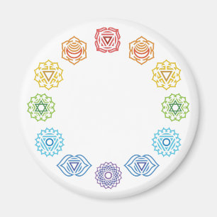 Imán Chakra Energy Round Magnet