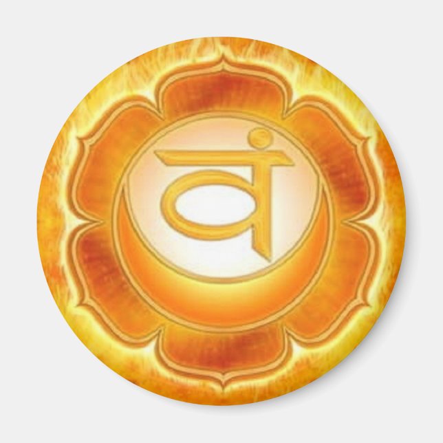 Imán Chakra - Sacral - Magnet (Frente)