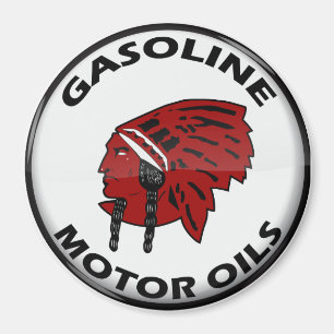 Imán Chalecos de cristal de letreros vintage de la Gaso